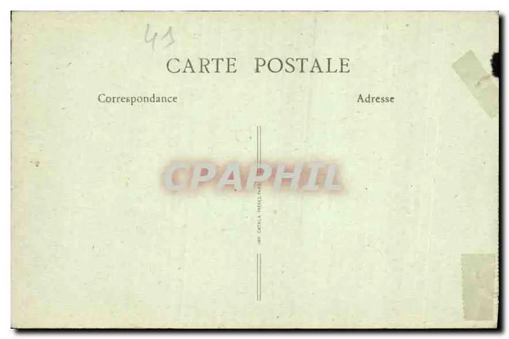 Chambord — O Castelo — Editor não identificado, n° de série 501 - Verso