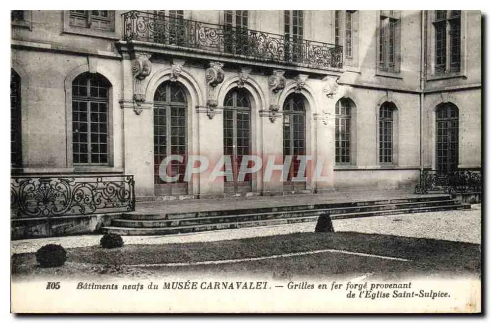 Neue Gebäude des MUSÉE CARNAVALEI — Eisen-Gräten aus der Église Saint-Sulpice - Vorderseite