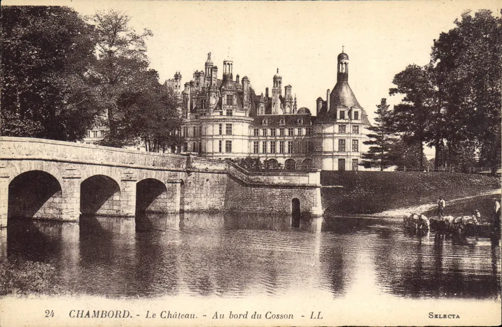 Chambord - Das Schloss - Am Rand des Cosson - Selecta - Vorderseite