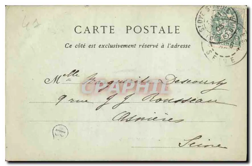 Castelo de Chambord — Facha Meridional — Henriette Collections ND. Fot. - Verso
