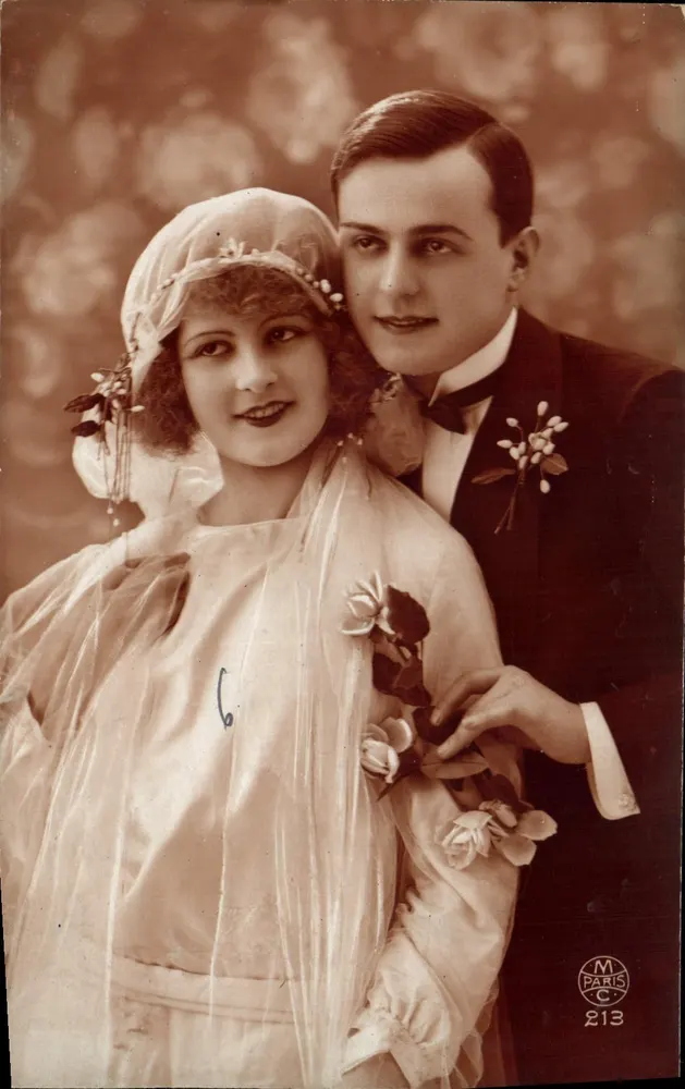 Novo casal — casamento — M. Paris, n° 213 - Frente