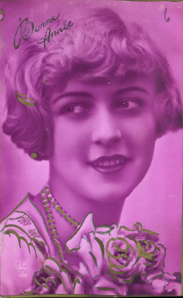 Jovem mulher — retrato — J-P Paris 129 - Frente