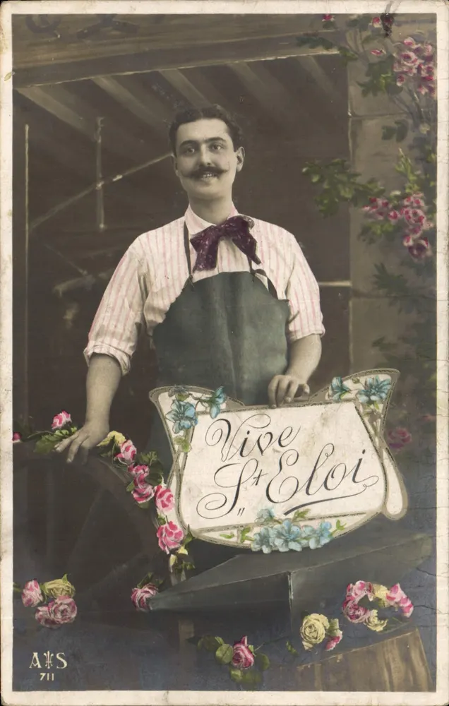 Vendedor de ferro velho — Saint-Eloi — editor ATS n°711 - Frente