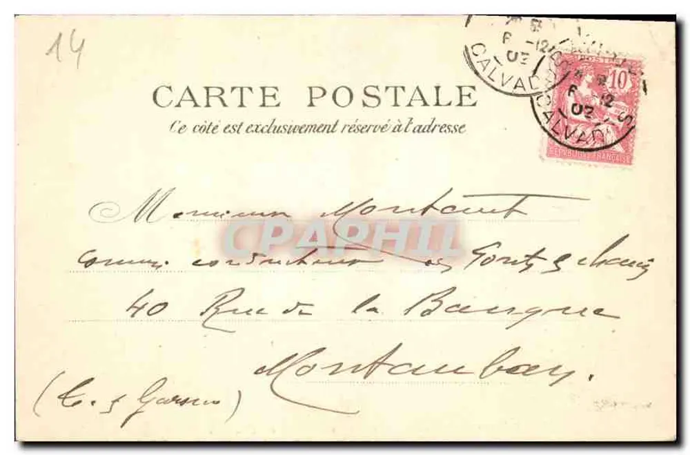 Bayeux — Die Kathedrale (M. H.) — Ansicht vom Bischofssitz - Rückseite