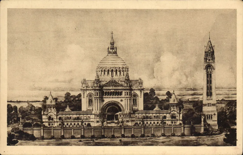 Basílica do Sagrado Coração — Vista geral do projeto — Edição C. B. S. T. - Frente
