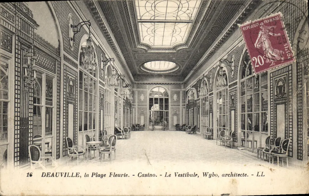Deauville, Die Blühende Strände - Casino - Der Vestibül, Wybo, Architekt - Vorderseite