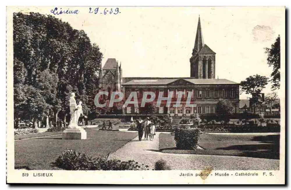 Lisieux — Jardim público - Museu - Catedral — Edição Francesa Saintlot - Frente