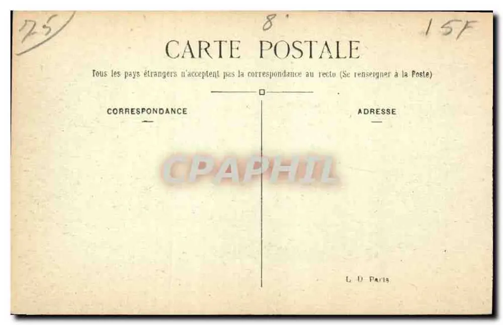 PARIS — Ansicht des Grand Palais auf den Champs-Élysées — L. D. - Rückseite