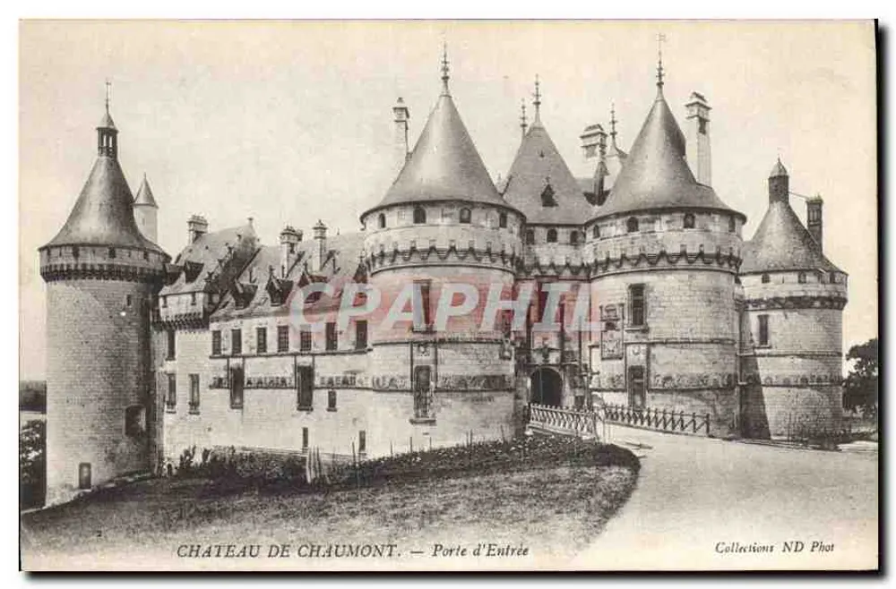 Castelo de Chaumont — Porta de Entrada — Collections ND Phot - Frente