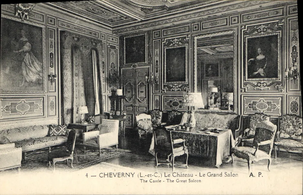 Cheverny (Loir-et-Cher) — Le Château - Le Grand Salon — A.P. - Vorderseite