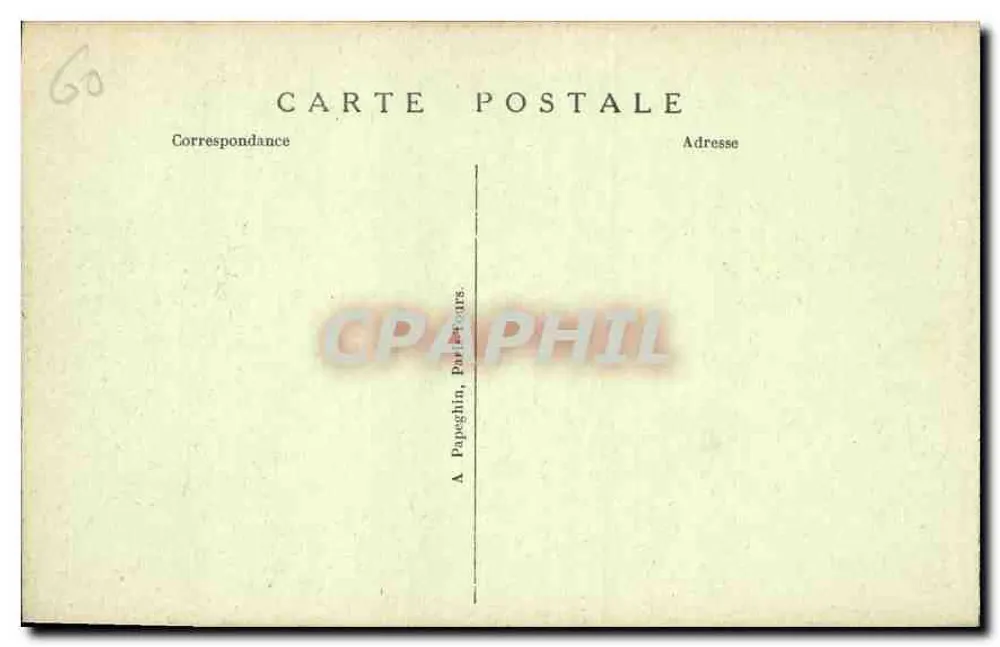 Castelo de CHANTILLY — A Casa de Sylvie — A. P. - Verso