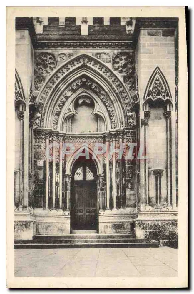 Lisieux — Eines der Portale der Kathedrale Saint-Pierre — Karten 'La Cigogne', 25, av. de la République, Deauville - Vorderseite