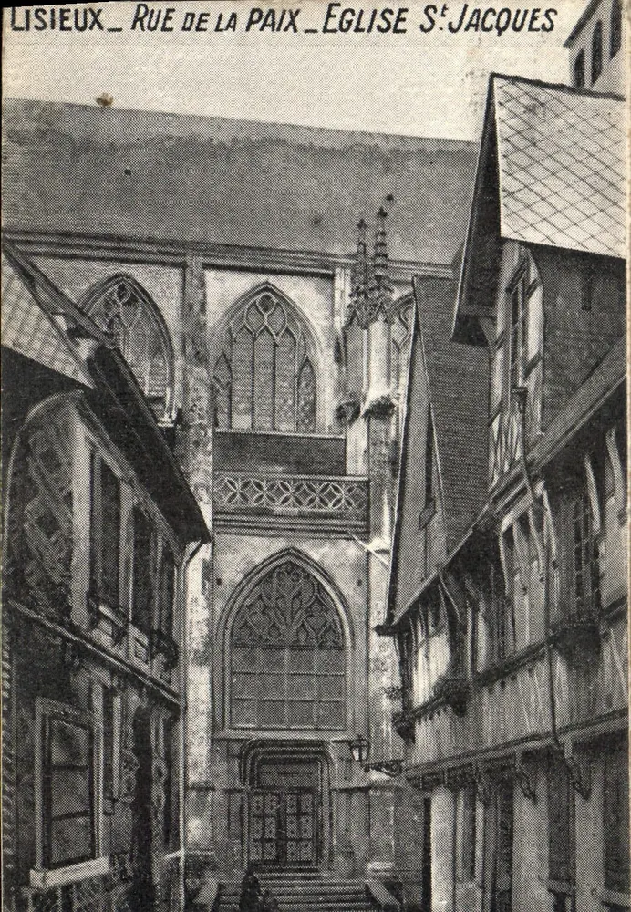 Lisieux — Rue de la Paix — Kirche St-Jacques - Vorderseite