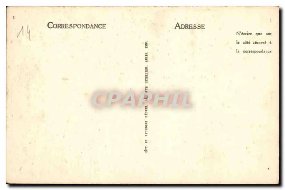 Lisieux — A Igreja de São Désir — Edição artística Paul Mir, Lisieux, n°56 - Verso