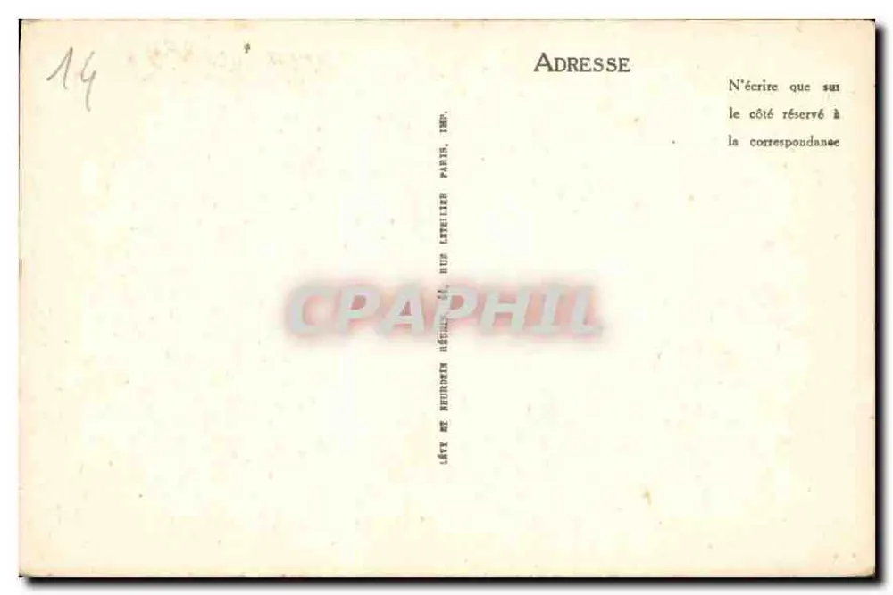 Lisieux — A Igreja de São Jacinto — Edição artística Paul Mir, Lisieux - Verso