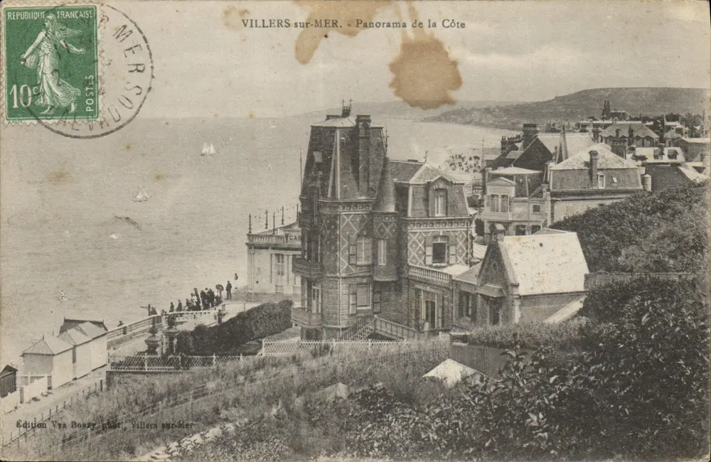 Villers-sur-Mer - Panorama der Küste — Edition Vra Boapy, Villers-sur-Mer - Vorderseite
