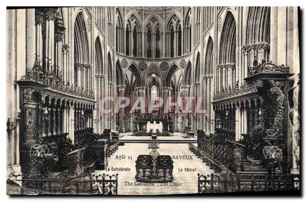 A Catedral - O Coro — Bayeux — A. Dubosq, editor, Comuna (Bayeux) - Frente