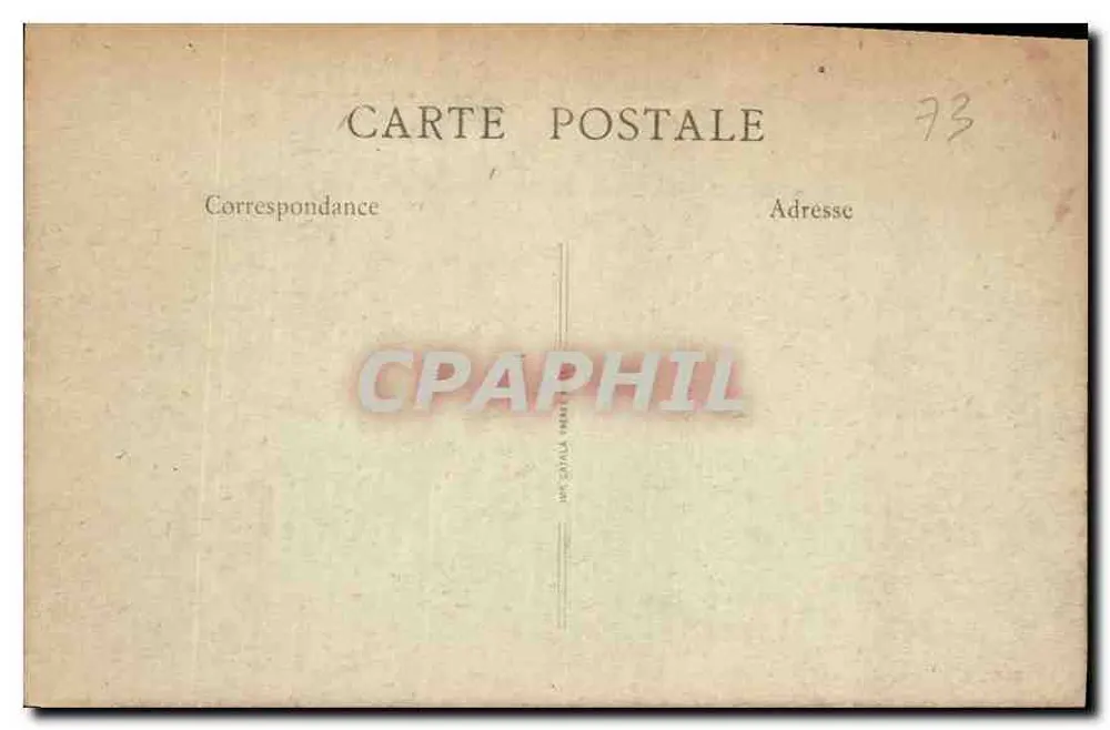 Aix-les-Bains — Allgemeine Ansicht und See Bourget — B. F. « Luce » - Rückseite