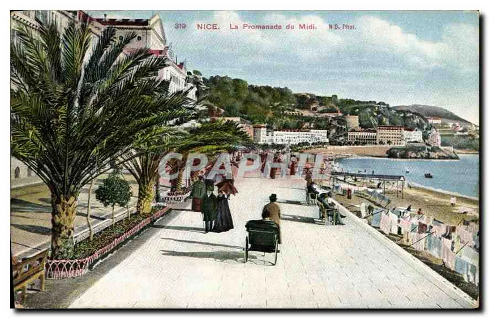 Nice. A Promenade do Midi — N.B. Fot. — n° 319 - Frente