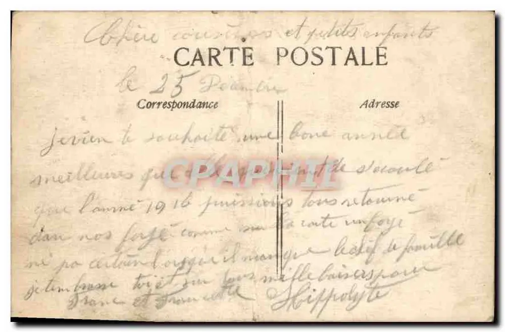 Familie — Lebensszenen — Verlag L. Léonard, n° 7718 - Rückseite
