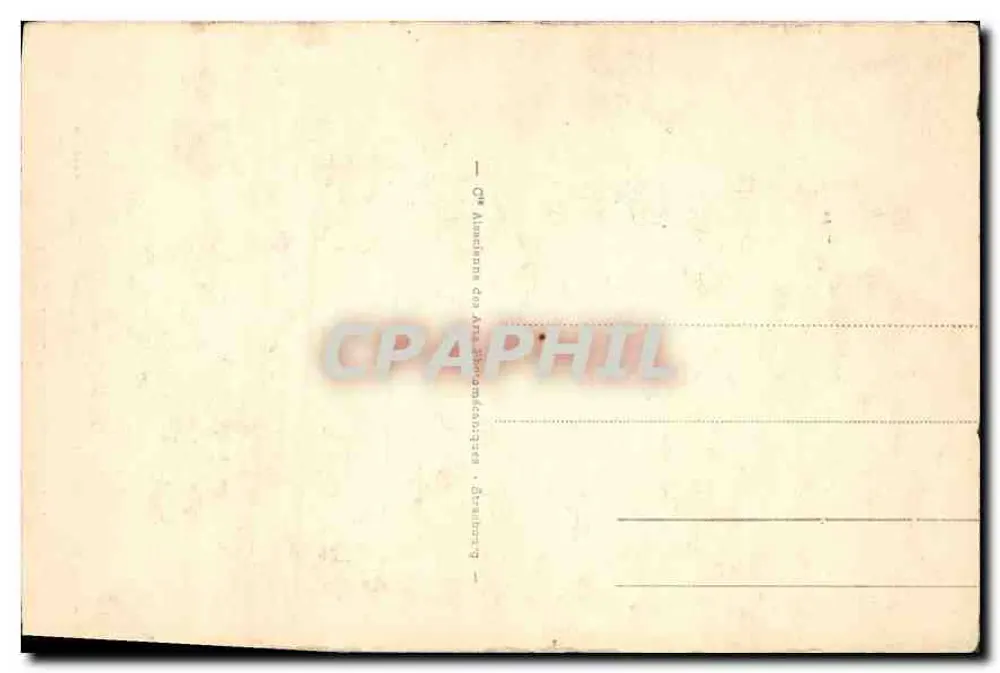 Nossa Senhora de Dusenbach — aparição da Virgem — editor Alemanha dos Artes Decorativas - Verso