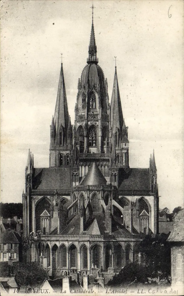 Bayeux — Katedra — Absydę — LL. Calvados - Awers