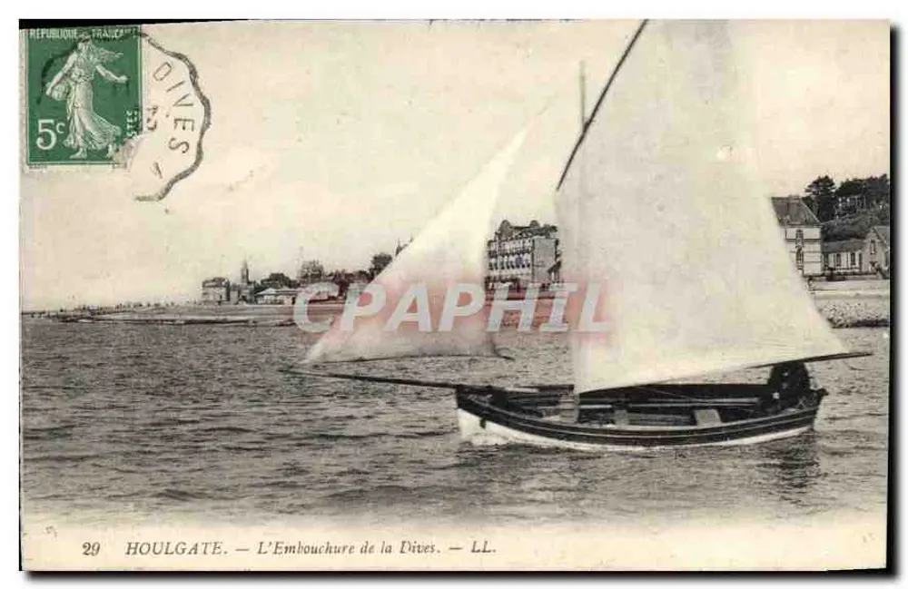 Houlgate — L'imboccatura della Dives — LL. n°20 - Recto