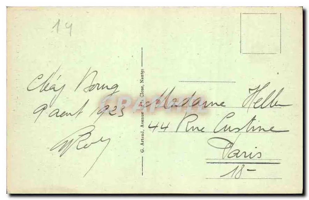 FALAISE - O Castelo — 17. - Editor Desconhecido - Verso