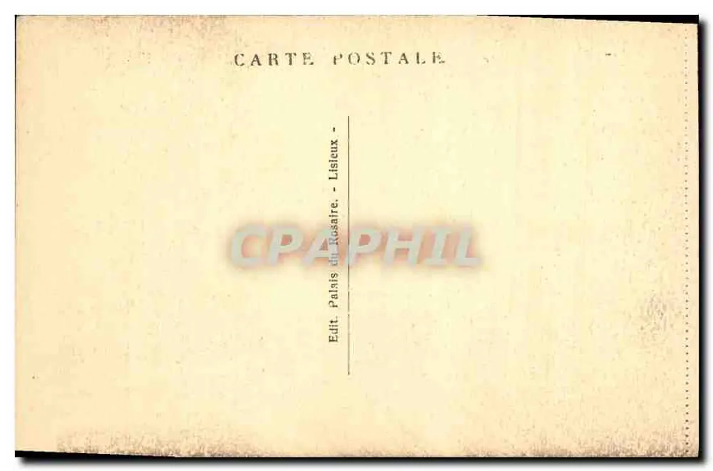 Lisieux — Santa Teresinha da Criança Jesus — Palais ou Rosaire - Verso