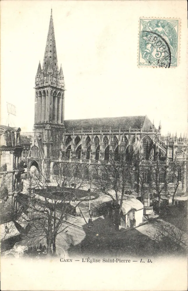 Caen — A Igreja de São Pedro — I. D. - Frente