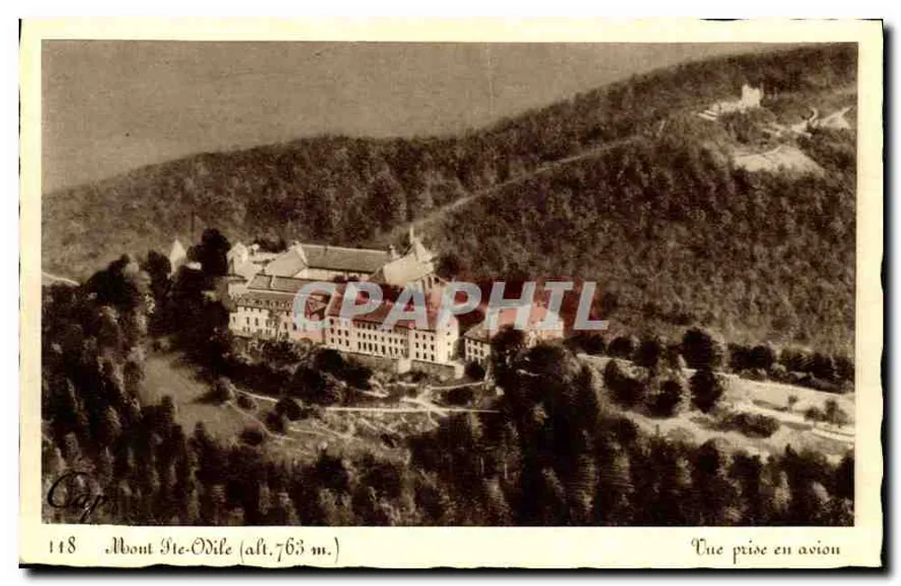 Mont Sainte-Odile (Höhe 763 m.) — Luftaufnahme — Edition des Klosters - Vorderseite