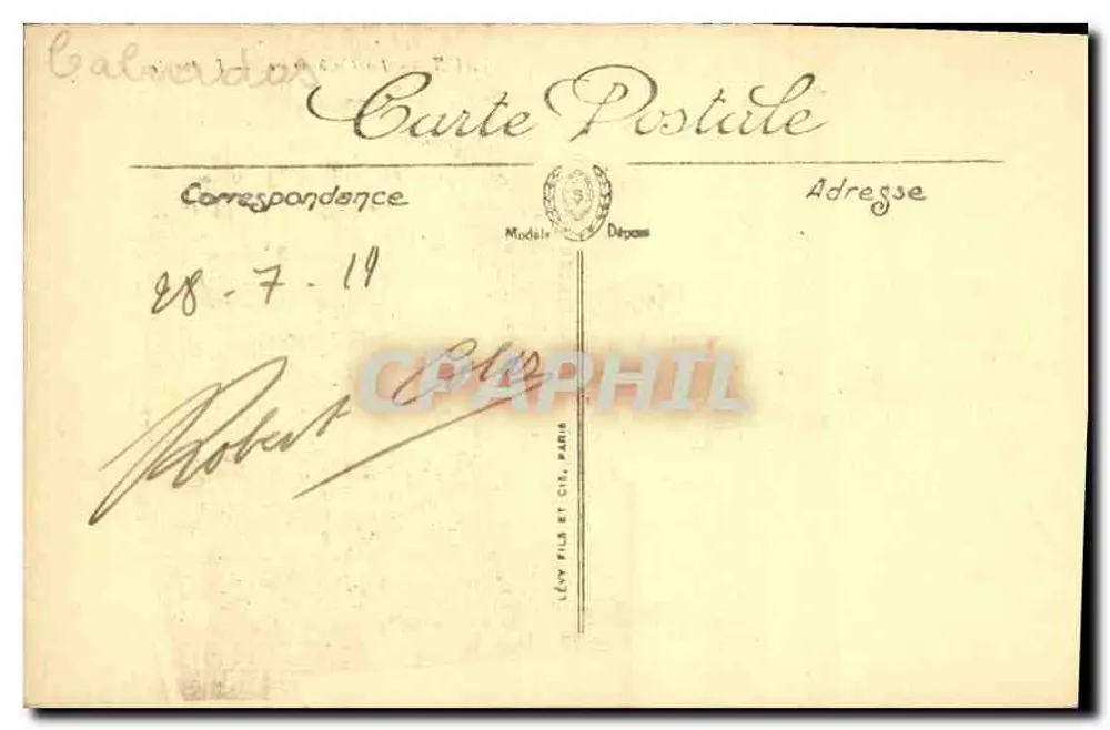Bayeux — A Catedral — A Abside — LL. — n°10 - Verso
