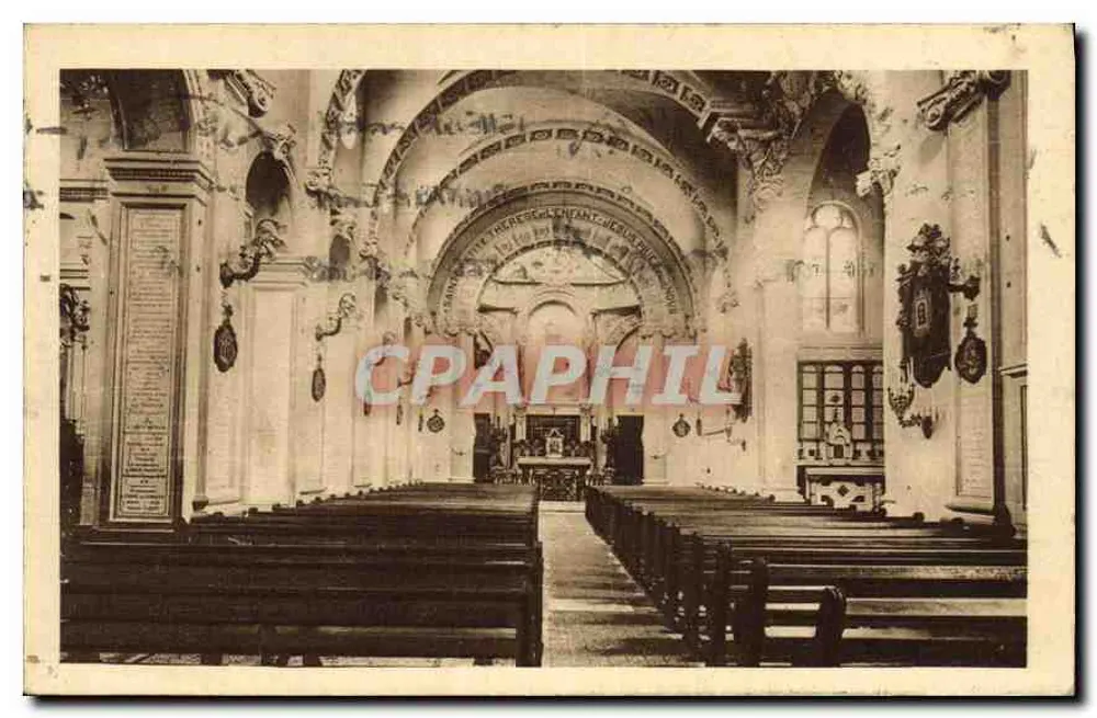Innenansicht der Kapelle der Carmeliterinnen von Lisieux — unbekannter Verlag, Nr. 40 - Vorderseite