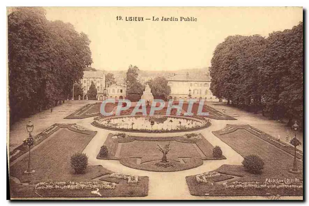 Lisieux — O Jardim Público — Palais du Rosaire - Frente