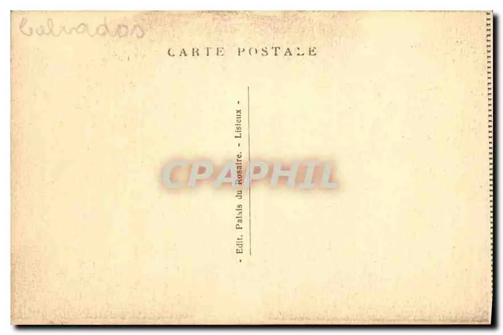 Lisieux — O Jardim Público — Palais du Rosaire - Verso