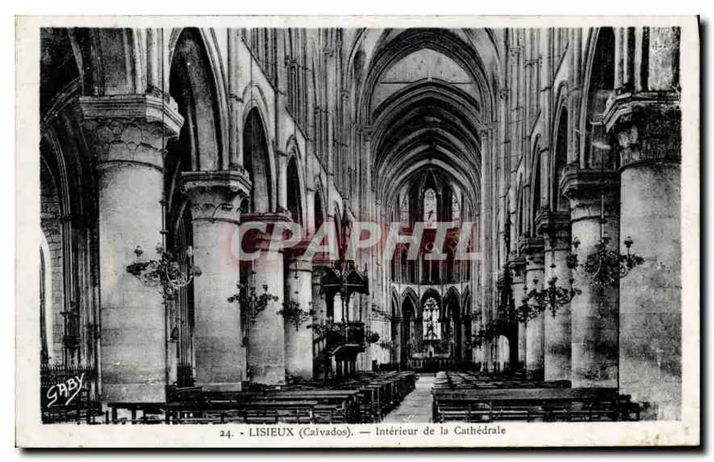 Lisieux (Calvados) — Innenansicht der Kathedrale — Édition Gaby - Vorderseite