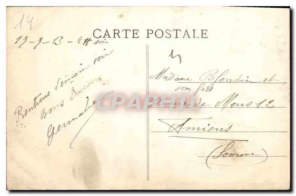 CAEN — Les Dénicheurs — Editor P. R. (n°35) - Verso