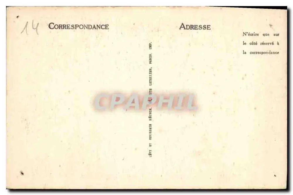 Lisieux — A Igreja de São Désir — Edição artística Paul Mir, Lisieux - Verso