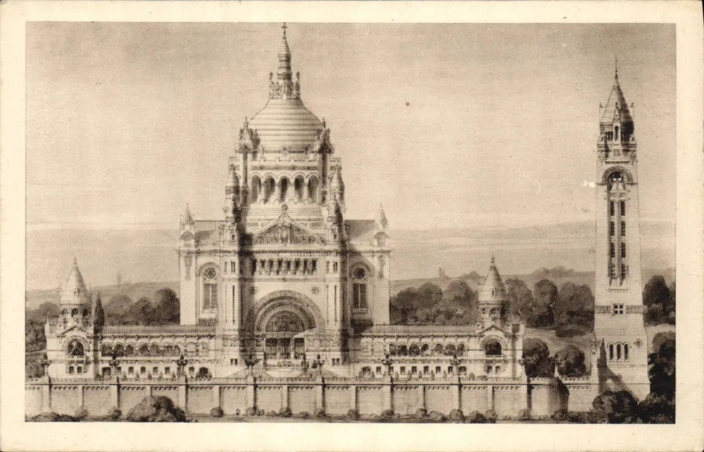La Basílica de Lisieux — Vista General del Proyecto — Editor Dange-Paris - Anverso