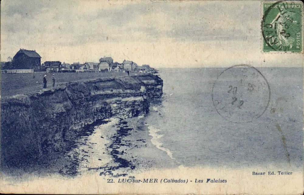 LUC-sur-MER (Calvados) — Les Palaises — Bazar Ed. Tellier n°22 - Vorderseite