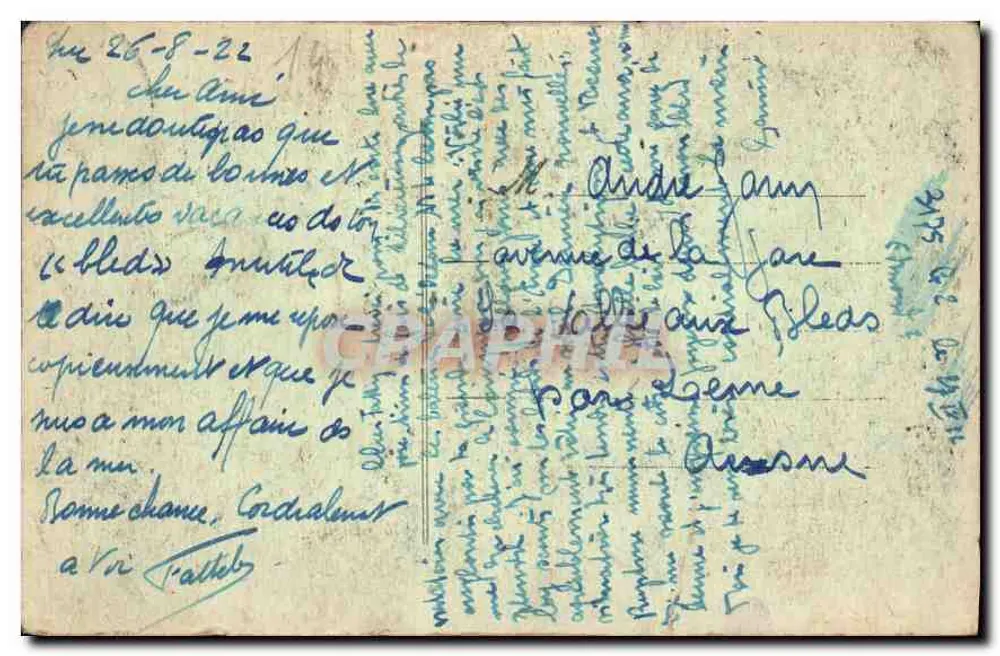 LUC-sur-MER (Calvados) — Les Palaises — Bazar Ed. Tellier n°22 - Rückseite