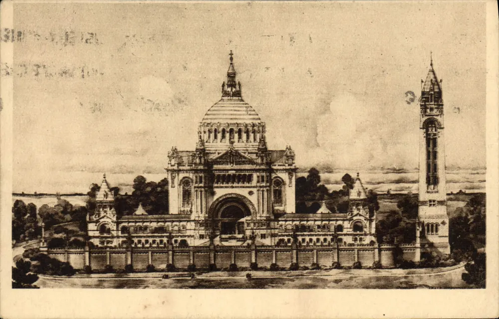 A Basílica de Lisieux — vista geral — Edição C.B.S.T. Lisieux - Frente