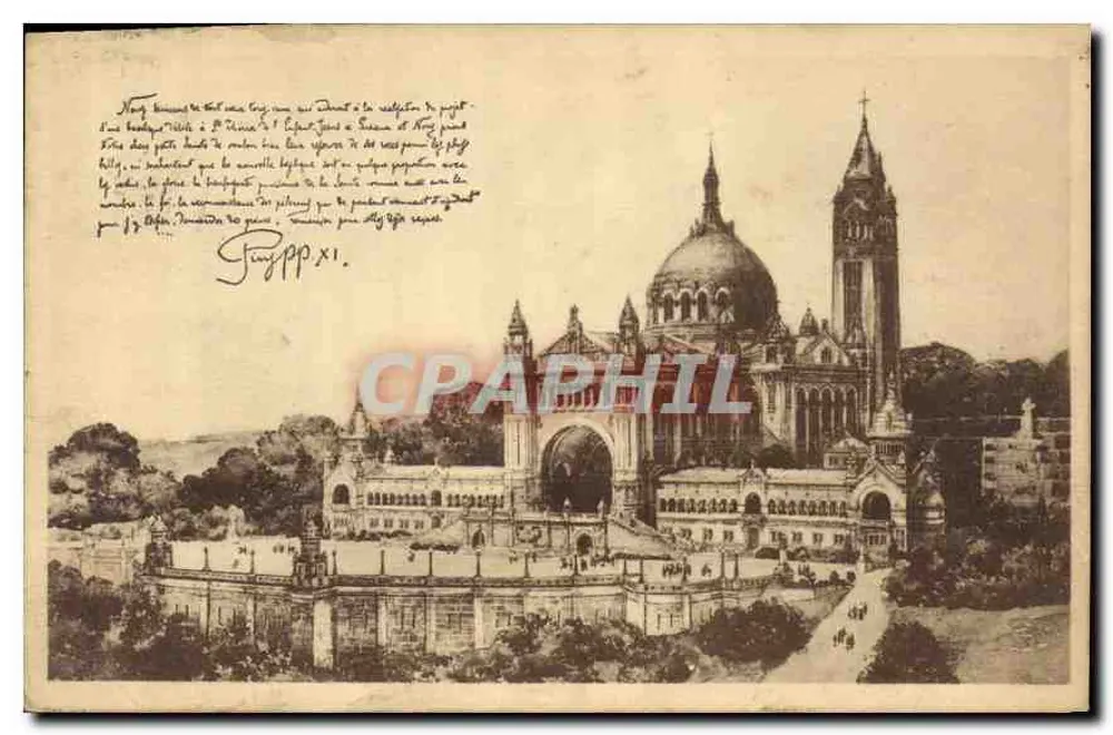 Basilique de l'Enfant-Jésus — Projekt der Basilika — Verlag G. Marly, Nr. XI - Vorderseite