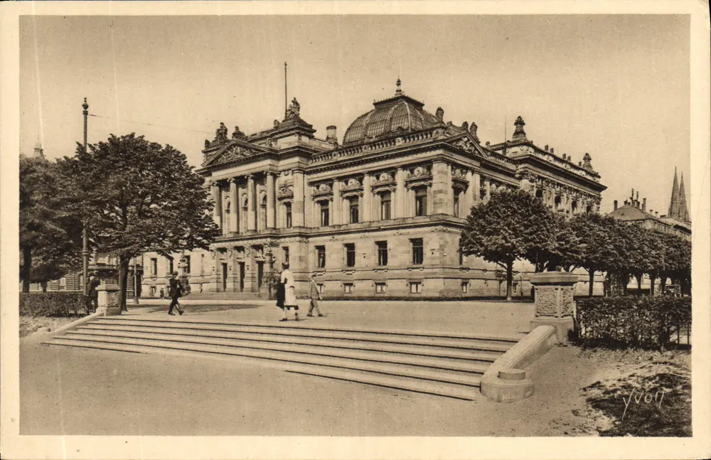 Straßburg — Nationale und Universität Bibliothek — Les Éditions d'Art Yvon, Paris - Vorderseite