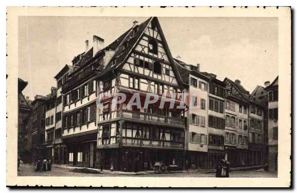 Strasbourg - Place du Marché aux Cochons de lait — Félix Loub, Verleger, Strasbourg - Vorderseite
