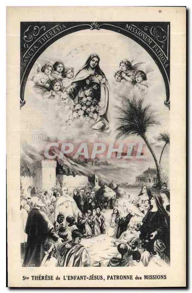 Heilige Thérèse des Kindes Jesu, Patronin der Missionen — Verlag Direct, Nr. nicht sichtbar - Vorderseite
