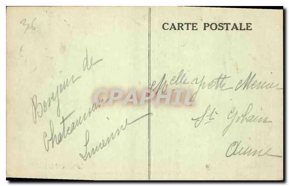 Châteauroux — Vista panorâmica — Editor desconhecido, n° 527 - Verso
