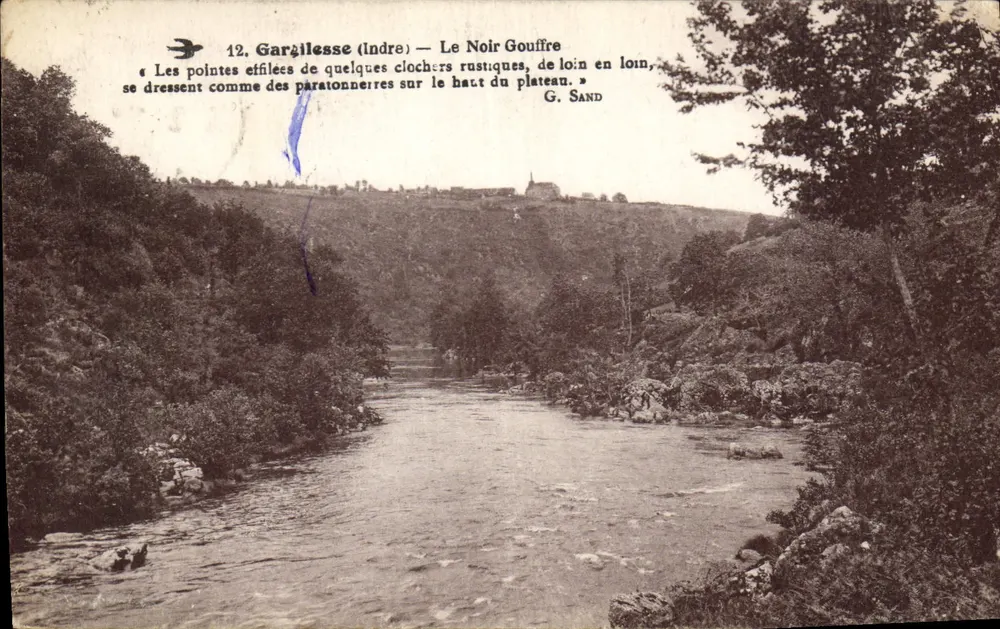 Garagilesse (Indre) — O Poço Negro — G. Sand - Frente