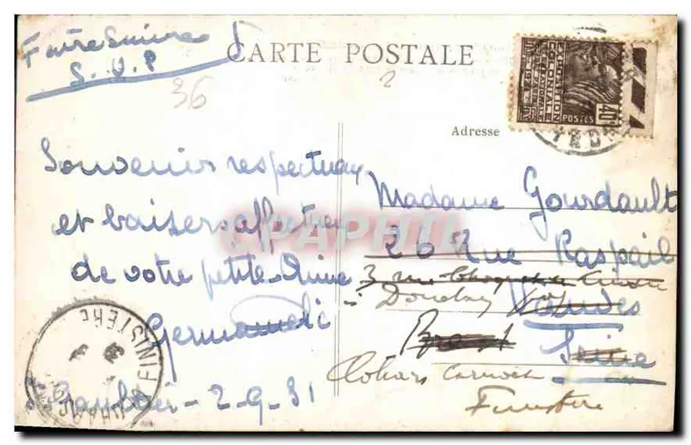 Garagilesse (Indre) — O Poço Negro — G. Sand - Verso