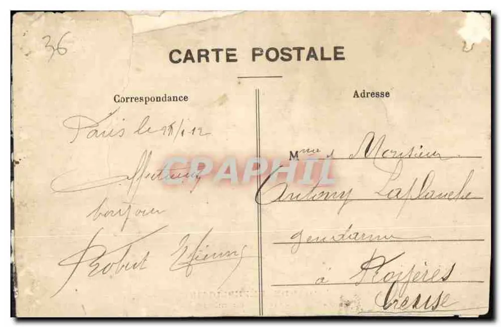 Gargilesse (Indre) — Vista Geral — G. Sand - Verso
